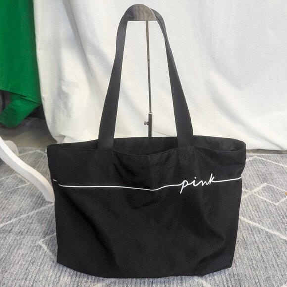 Victoria's Secret Pink Weekender Tote Bag in Black - Picture 4 of 11